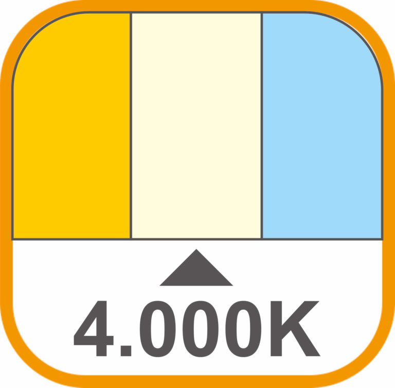 Symbol für neutralweißes Licht (4.000K)
