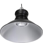 LED Hallenstrahler AML-HBB im Retrofit Design, seitliche Ansicht.